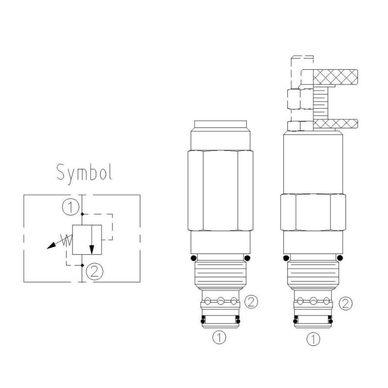 Pilot Operated Spool Type Relief Valve  RV10-26